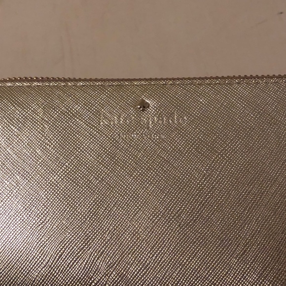 Kate Spade Gold Wallet - Picture 3 of 8